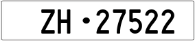 Truck License Plate